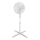ZEVENTI - Ventilador de pie FLOW 45 W/230 V 120 cm blanco