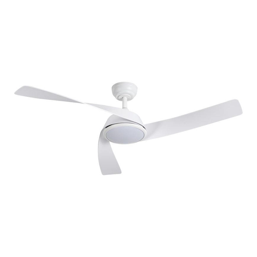 ZEVENTI - Ventilador de techo LED regulable AERYS LED/24W/230V 3000/4000/6000K Wi-Fi Tuya blanco + mando a distancia