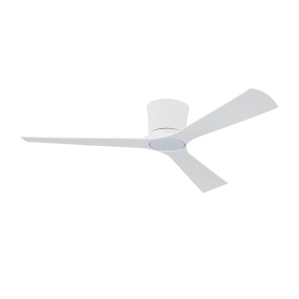 ZEVENTI - Ventilador de techo LED regulable AUREX LED/24W/230V 3000/4000/6000K Wi-Fi Tuya blanco + mando a distancia