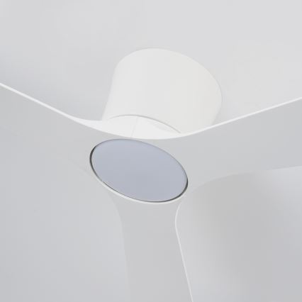 ZEVENTI - Ventilador de techo LED regulable AUREX LED/24W/230V 3000/4000/6000K Wi-Fi Tuya blanco + mando a distancia