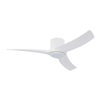ZEVENTI - Ventilador de techo LED regulable ORBITO LED/24W/230V 3000/4000/6000K Wi-Fi Tuya blanco + mando a distancia