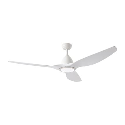 ZEVENTI - Ventilador de techo LED URBINO LED/20W/230V 3000/4000/6000K Wi-Fi Tuya blanco + mando a distancia