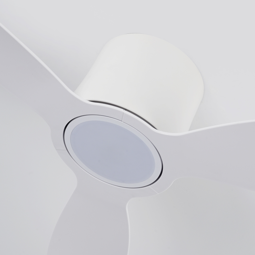 ZEVENTI - Ventilador de techo LED regulable VENTORA LED/24W/230V 3000/4000/6000K Wi-Fi Tuya blanco + control remoto