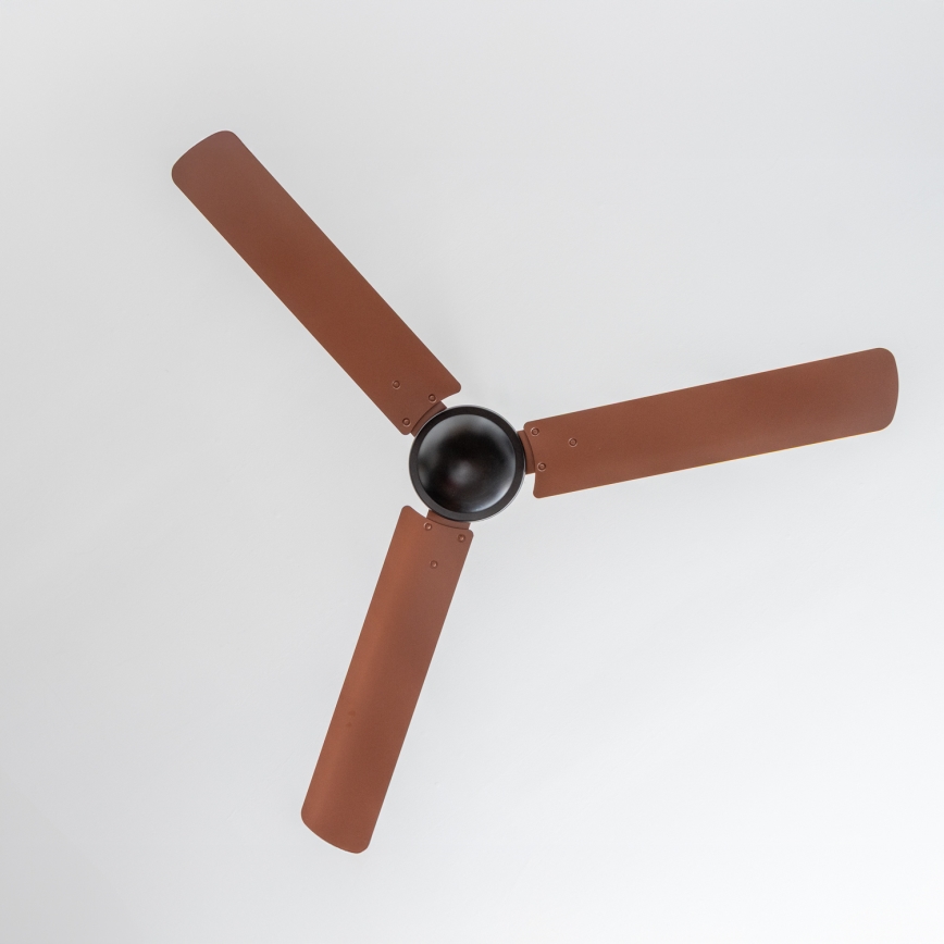 ZEVENTI - Ventilador de techo TOFINO marrón