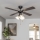 ZEVENTI - Ventilador de techo ZURRIOLA 3xE27/60W/230V