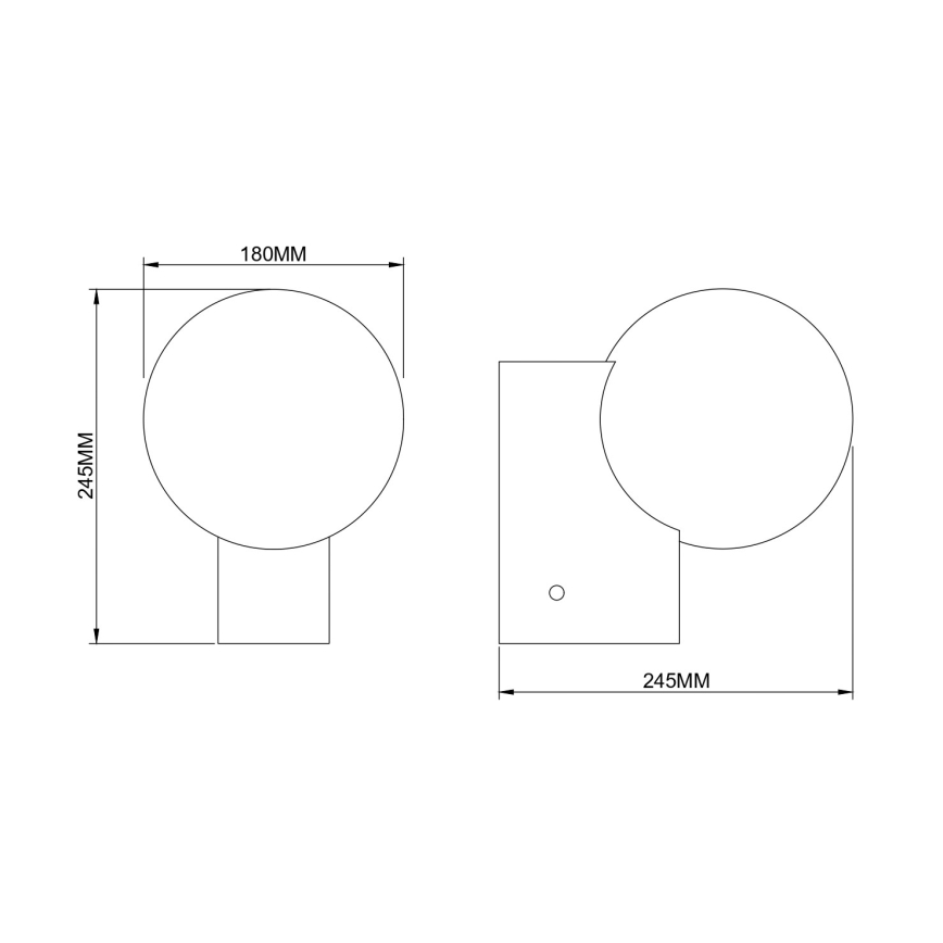 Zuma Line - Aplique de pared 1xE27/25W/230V dorado