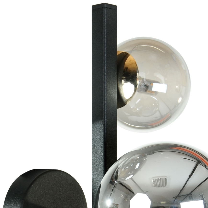 Zuma Line - Aplique de pared 3xG9/8W/230V negro/negro ahumado