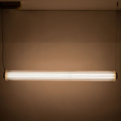 Zuma Line - Lámpara colgante LED regulable con cable LED/39W/230V 2700-6500K dorado + mando a distancia