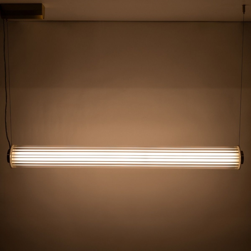 Zuma Line - Lámpara colgante LED regulable con cable LED/39W/230V 2700-6500K dorado + mando a distancia