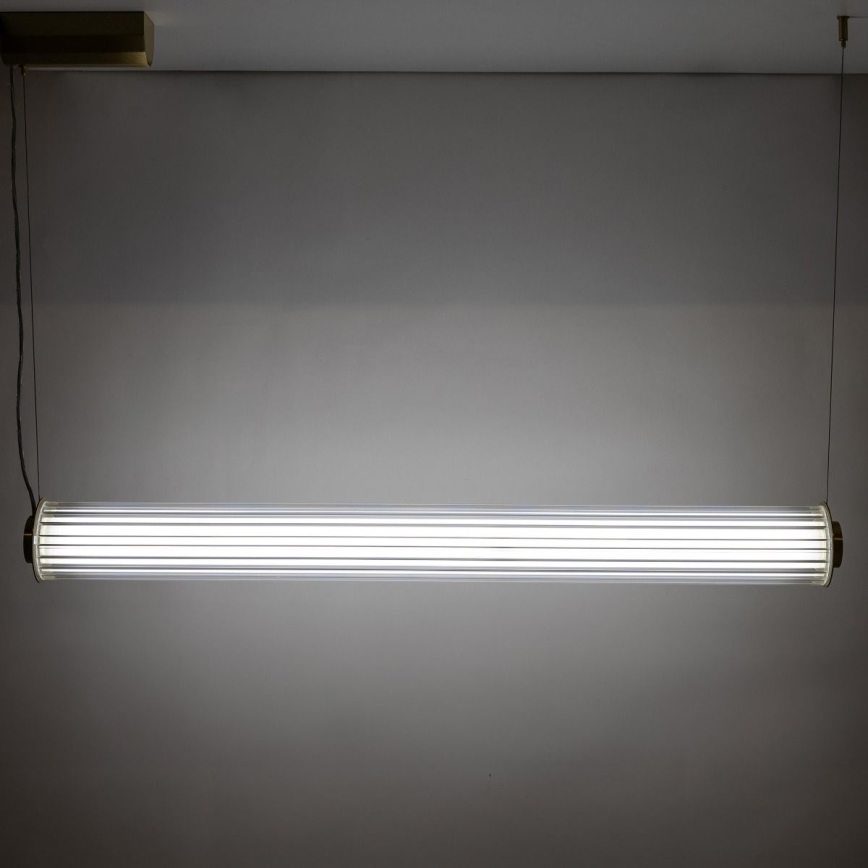 Zuma Line - Lámpara colgante LED regulable con cable LED/39W/230V 2700-6500K dorado + mando a distancia