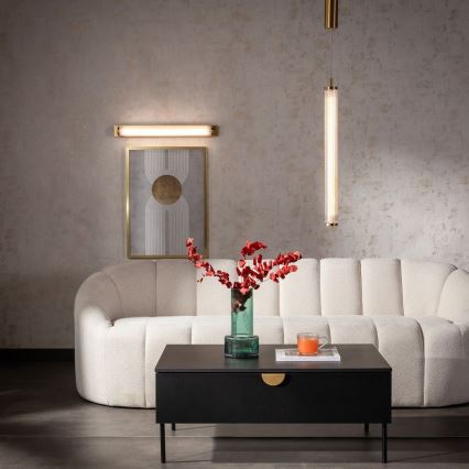 Zuma Line - Lámpara colgante LED regulable con cable LED/26W/230V 2700-6500K dorada + mando a distancia