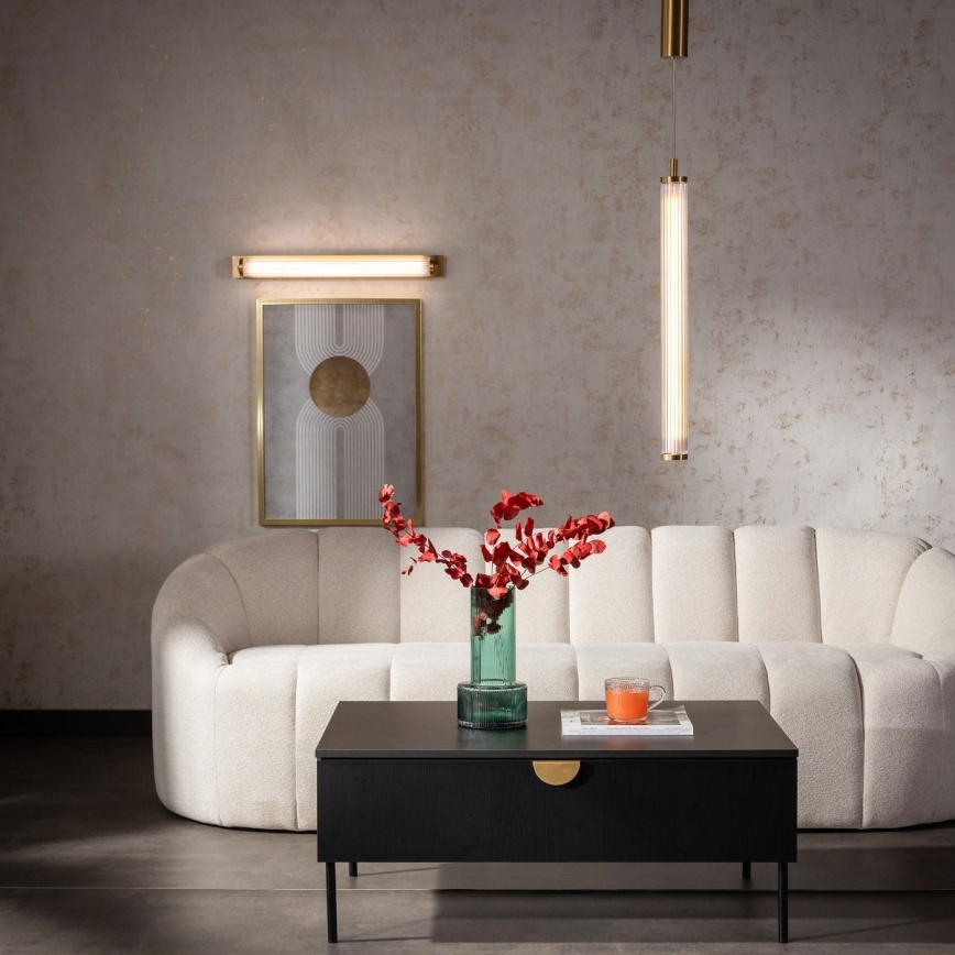 Zuma Line - Lámpara colgante LED regulable con cable LED/26W/230V 2700-6500K dorada + mando a distancia