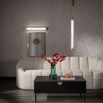Zuma Line - Lámpara colgante LED regulable con cable LED/26W/230V 2700-6500K dorada + mando a distancia