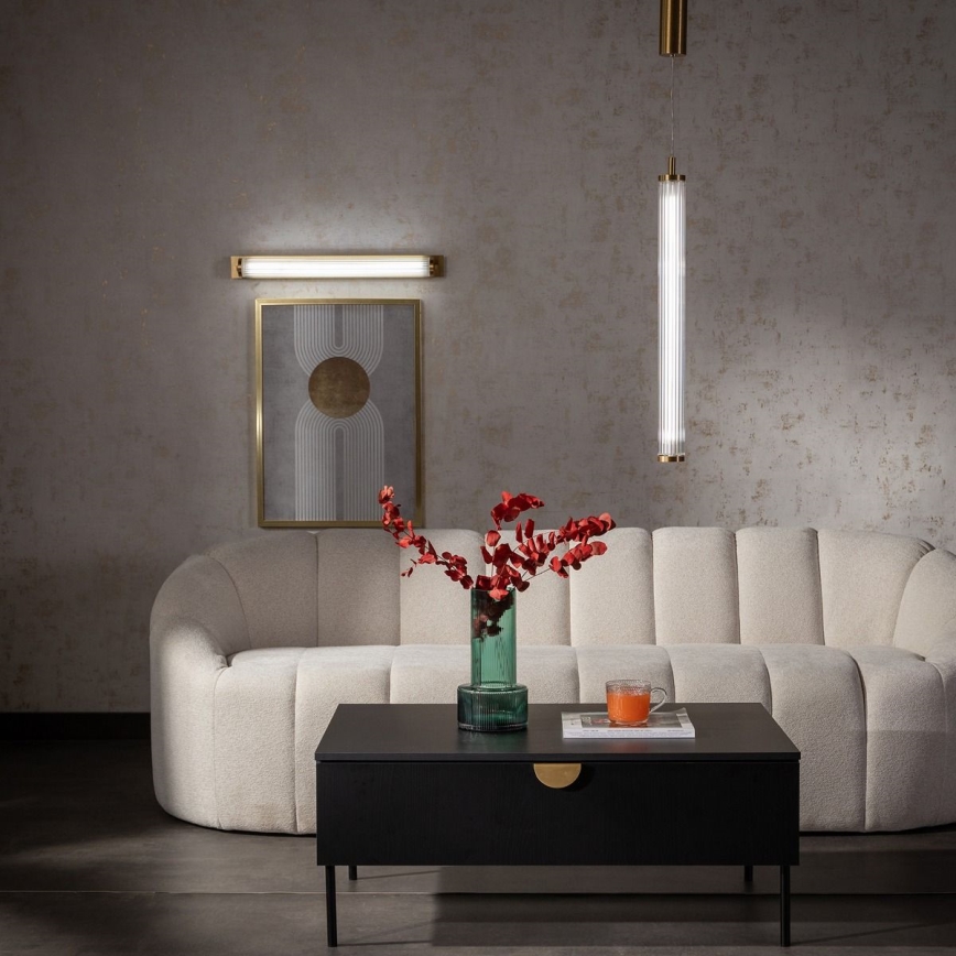 Zuma Line - Lámpara colgante LED regulable con cable LED/26W/230V 2700-6500K dorada + mando a distancia