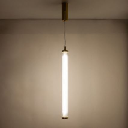 Zuma Line - Lámpara colgante LED regulable con cable LED/26W/230V 2700-6500K dorada + mando a distancia