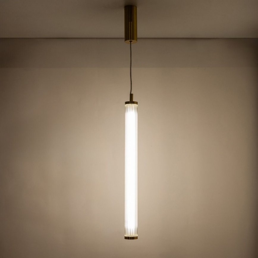 Zuma Line - Lámpara colgante LED regulable con cable LED/26W/230V 2700-6500K dorada + mando a distancia