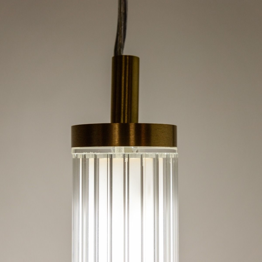 Zuma Line - Lámpara colgante LED regulable con cable LED/26W/230V 2700-6500K dorada + mando a distancia