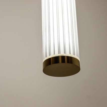 Zuma Line - Lámpara colgante LED regulable con cable LED/26W/230V 2700-6500K dorada + mando a distancia
