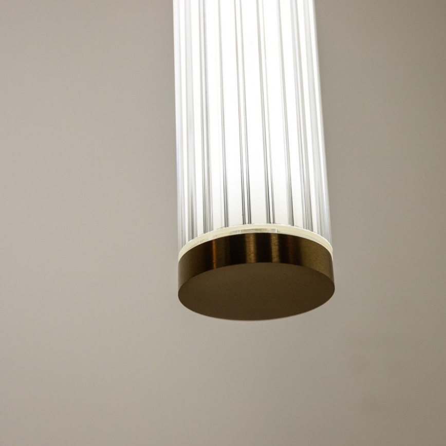 Zuma Line - Lámpara colgante LED regulable con cable LED/26W/230V 2700-6500K dorada + mando a distancia