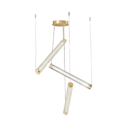 Zuma Line - Lámpara colgante LED regulable con cable LED/64W/230V 2700-6500K dorada + mando a distancia