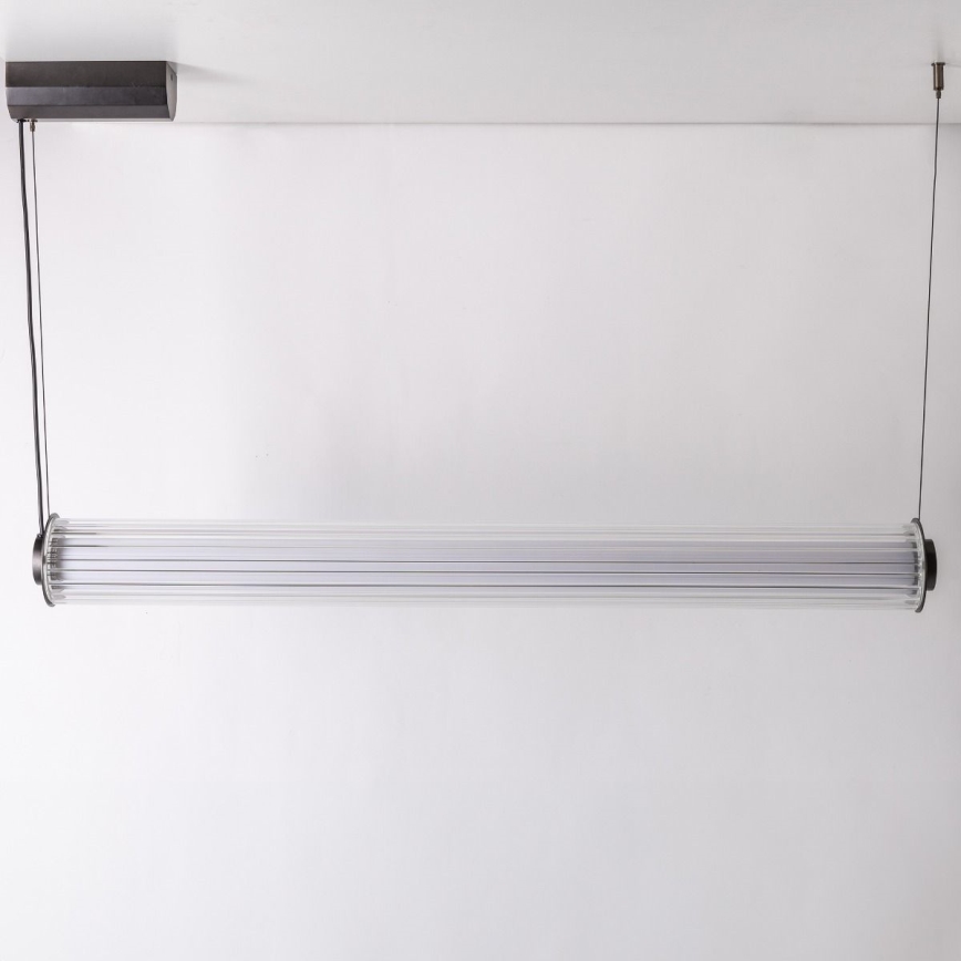 Zuma Line - Lámpara colgante LED regulable con cable LED/39W/230V 2700-6500K negro + mando a distancia