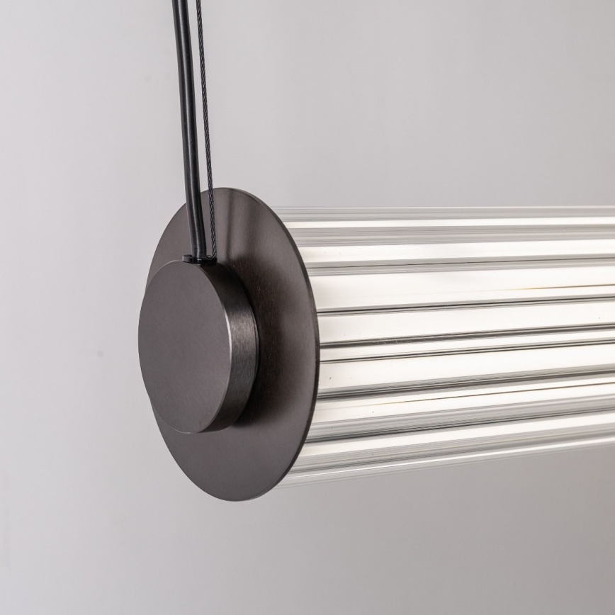 Zuma Line - Lámpara colgante LED regulable con cable LED/39W/230V 2700-6500K negro + mando a distancia