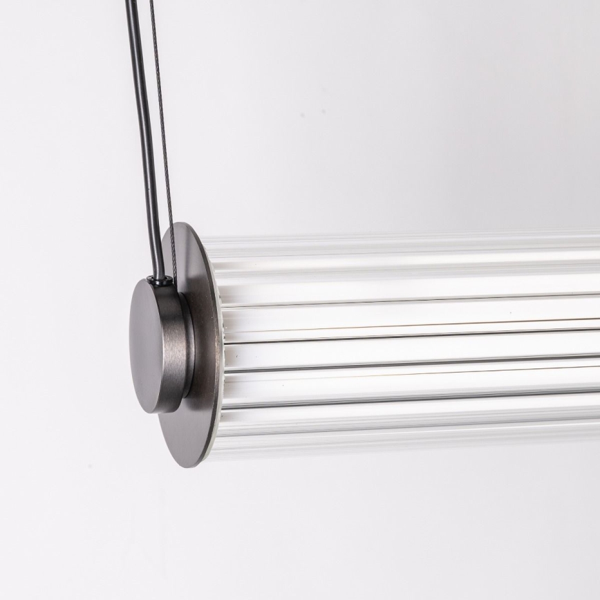 Zuma Line - Lámpara colgante LED regulable con cable LED/39W/230V 2700-6500K negro + mando a distancia