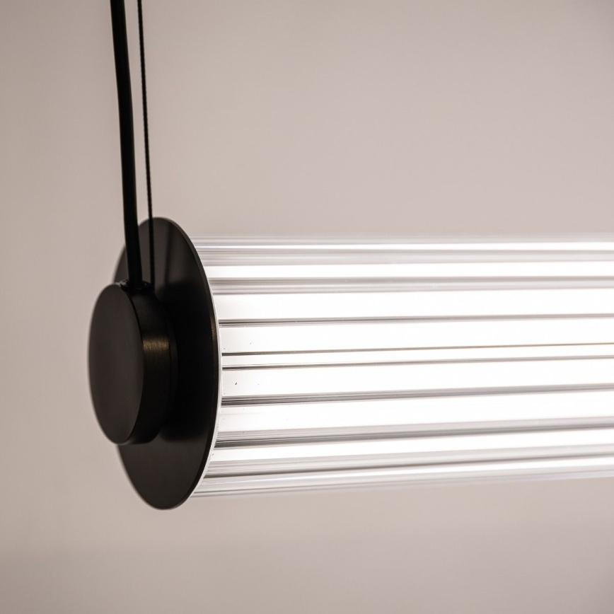 Zuma Line - Lámpara colgante LED regulable con cable LED/39W/230V 2700-6500K negro + mando a distancia