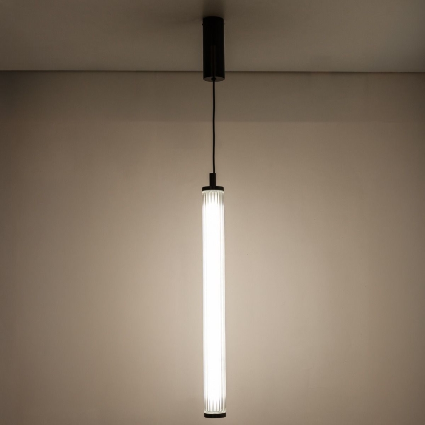 Zuma Line - Lámpara colgante LED regulable con cable LED/26W/230V 2700-6500K negra + mando a distancia
