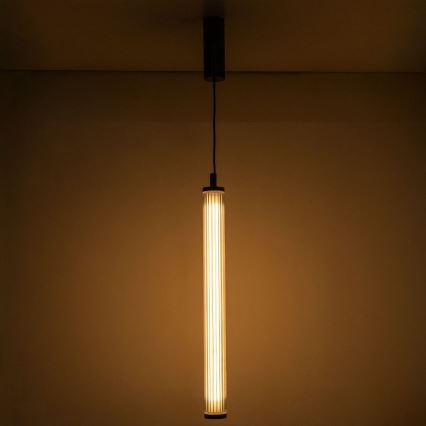 Zuma Line - Lámpara colgante LED regulable con cable LED/26W/230V 2700-6500K negra + mando a distancia