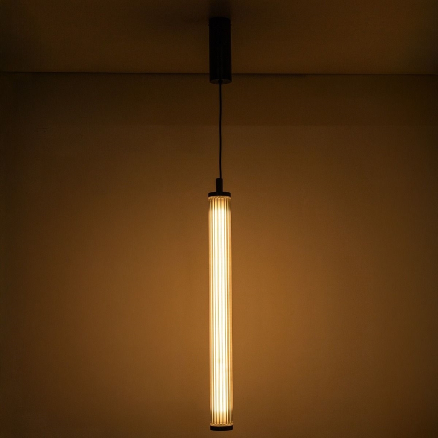 Zuma Line - Lámpara colgante LED regulable con cable LED/26W/230V 2700-6500K negra + mando a distancia