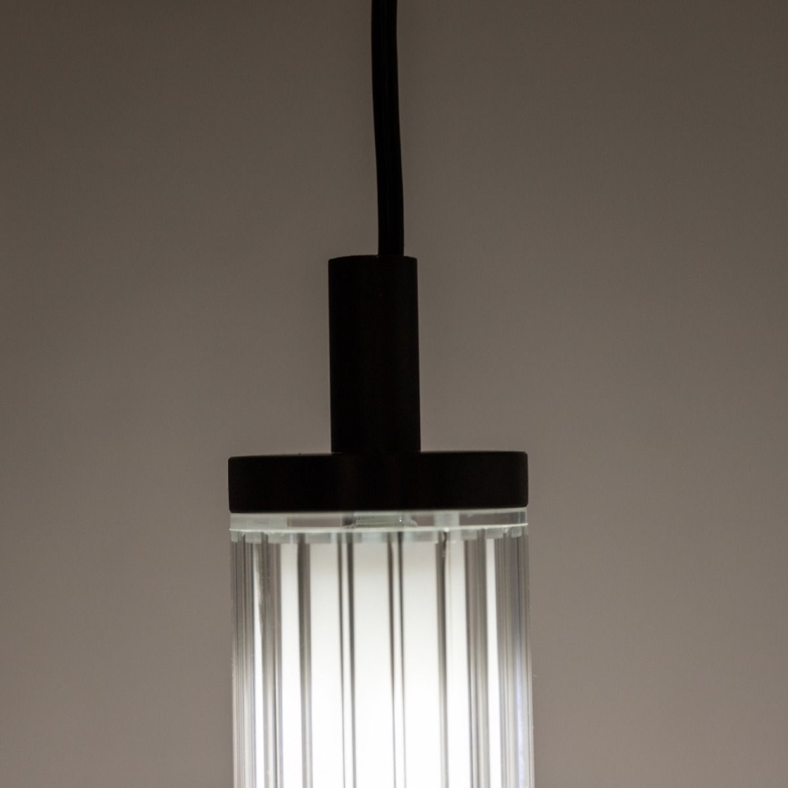 Zuma Line - Lámpara colgante LED regulable con cable LED/26W/230V 2700-6500K negra + mando a distancia