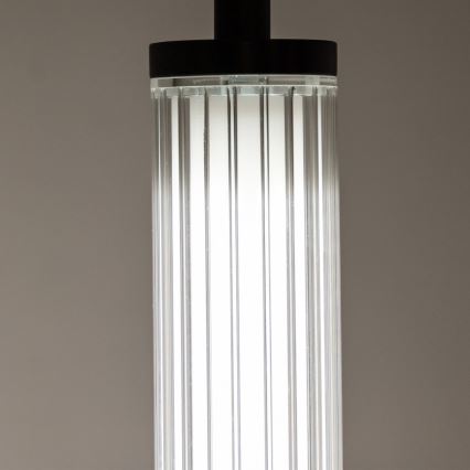 Zuma Line - Lámpara colgante LED regulable con cable LED/26W/230V 2700-6500K negra + mando a distancia