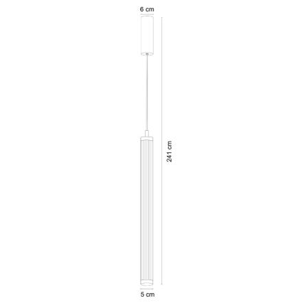 Zuma Line - Lámpara colgante LED regulable con cable LED/26W/230V 2700-6500K negra + mando a distancia