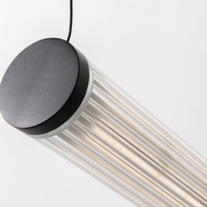 Zuma Line - Lámpara colgante LED regulable con suspensión por cable LED/64W/230V 2700-6500K negra + mando a distancia