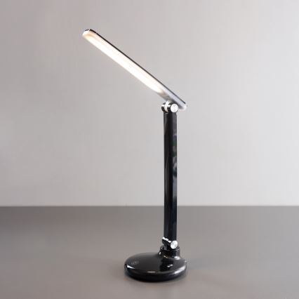 Zuma Line - Lámpara de mesa LED recargable LED/6W/1200 mAh 3000/4500/6000K CRI 90 negro