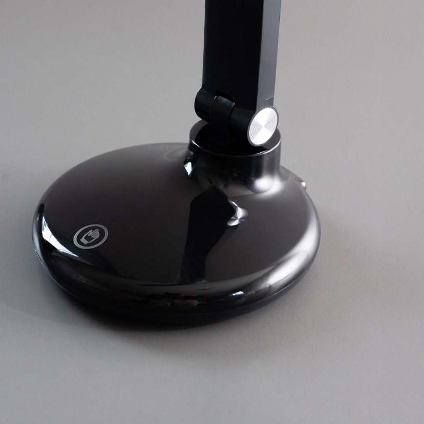 Zuma Line - Lámpara de mesa LED recargable LED/6W/1200 mAh 3000/4500/6000K CRI 90 negro