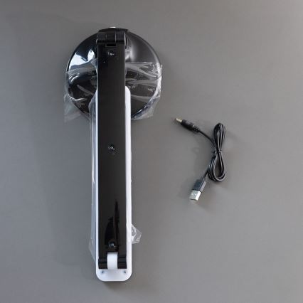 Zuma Line - Lámpara de mesa LED recargable LED/6W/1200 mAh 3000/4500/6000K CRI 90 negro