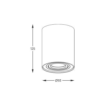 Zuma Line - Foco LED RGBW regulable 1xGU10/4,8W/230V blanco + mando a distancia
