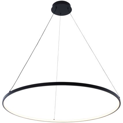 Zuma Line - Lámpara colgante LED con cable LED/36W/230V 3000/4000/6000K Ø 80 cm negra