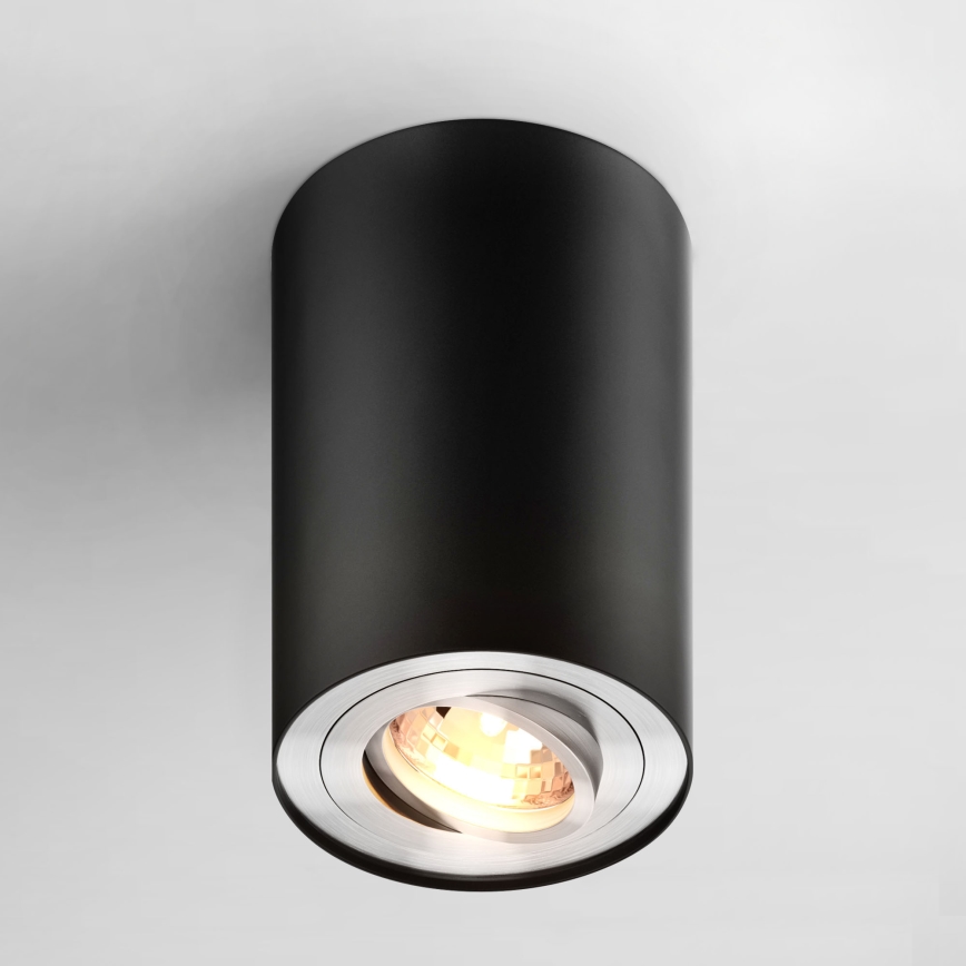 Zuma Line - Foco empotrable LED RGBW regulable 1xGU10/4,8W/230V negro + mando a distancia