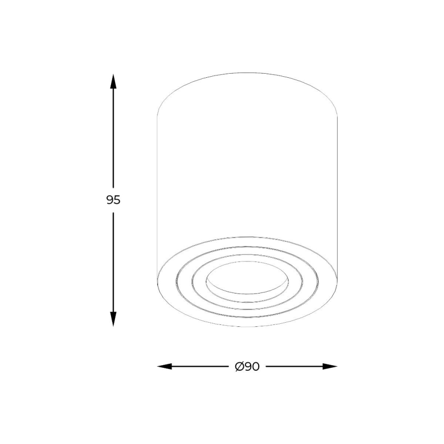Zuma Line - LED RGBW regulable foco empotrable para baño 1xGU10/4,8W/230V IP44 blanco + mando a distancia