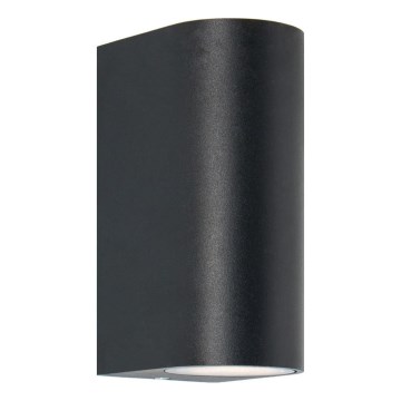 Zuma Line - Aplique de exterior 2xGU10/35W/230V IP44 negro