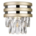 Zuma Line - Aplique de pared 1xG9/42W/230V dorado/cromo brillante