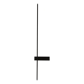 Zuma Line - Aplique de pared LED, 12 W, 230 V, 3000/4000/6000 K, 90 cm, negro