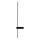 Zuma Line - Aplique de pared LED, 12 W, 230 V, 3000/4000/6000 K, 90 cm, negro