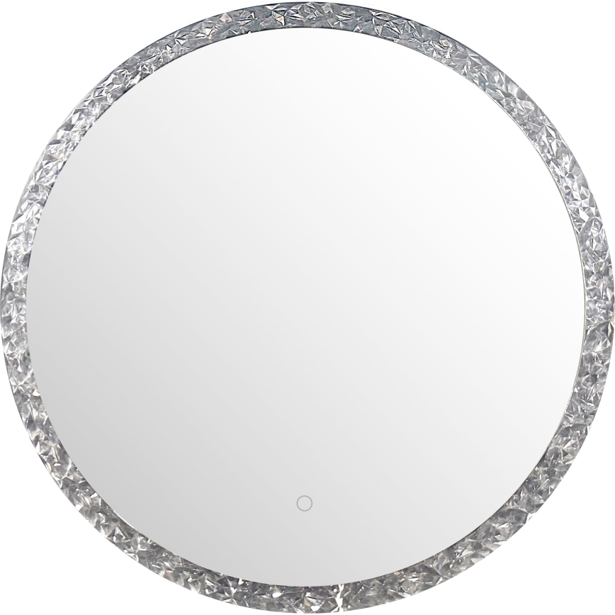 Zuma Line - Espejo de pared LED para cuarto de baño con retroiluminación LED/24W/230V 3000/4000/6000K d. 60 cm IP44 cromo brillante