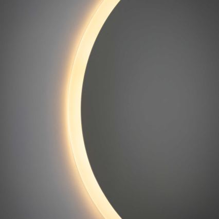 Zuma Line - Espejo mural para baño con retroiluminación LED/36W/230V 3000/4000/6000K Ø 80 cm IP44