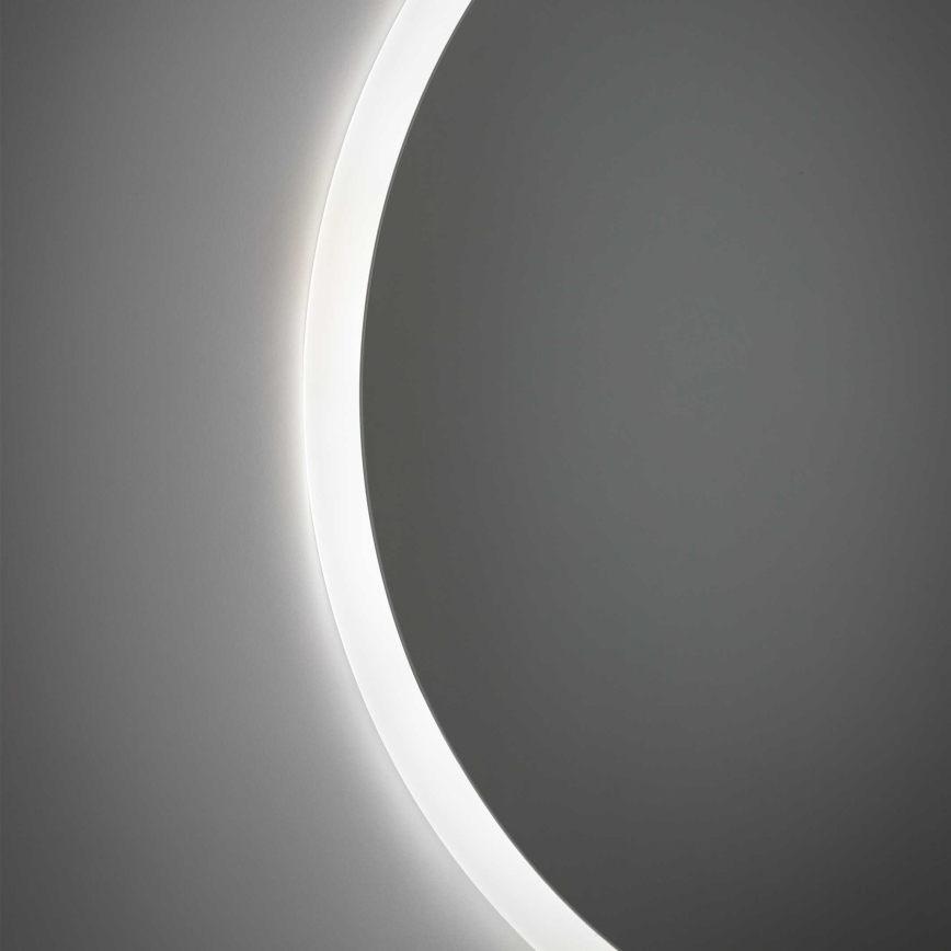 Zuma Line - Espejo mural para baño con retroiluminación LED/36W/230V 3000/4000/6000K Ø 80 cm IP44