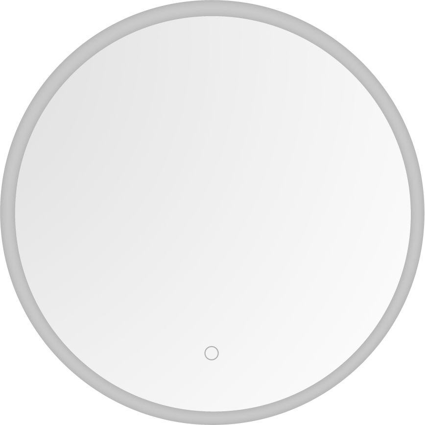 Zuma Line - Espejo de pared para baño con iluminación LED/24W/230V 3000/4000/6000K Ø 60 cm IP44
